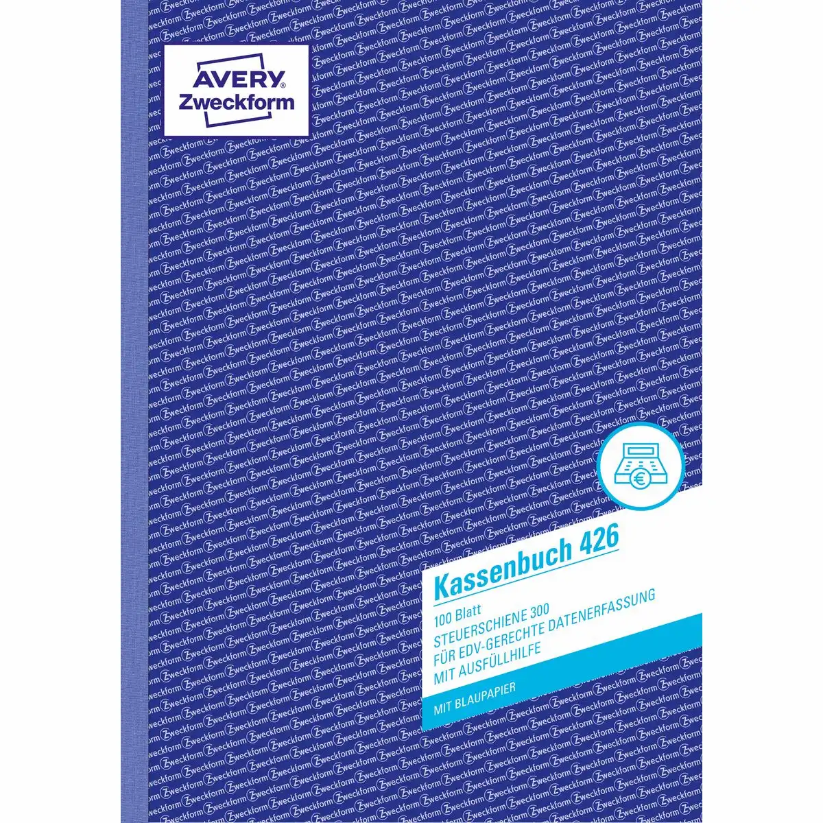 AVERY Zweckform Kassenbuch EDV-gerecht mit Blaupapier DIN A4 100 Blatt-1