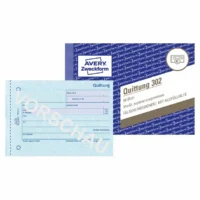 AVERY Zweckform Quittung MwSt. separat ausgewiesen 50 Originale DIN A6 quer 50 Blatt
