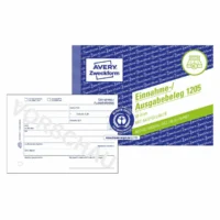 AVERY Zweckform Einnahme-/Ausgabebeleg DIN A6 quer 50 Blatt Recycling-Papier