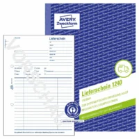 AVERY Zweckform Lieferschein Recycling-Papier mit Blaupapier DIN A5 100 Blatt