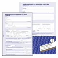 AVERY Zweckform Einheitsmietvertrag für Wohnungen und Häuser mit Hausordnung 6 Seiten DIN A4 5er Pack