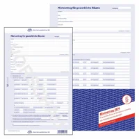 AVERY Zweckform Mietvertrag für gewerbliche Räume mit Durchschlag DIN A4 6 Seiten 5er Pack