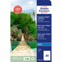 AVERY Zweckform Fotopapier Premium 250g/m² DIN A4 20 Blatt