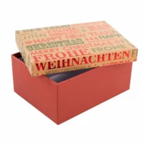 Idena Geschenkbox Frohe Weihnachten / Happy New Year 20x15x9cm