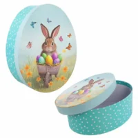 Idena Geschenkbox Ostern oval Hase 16