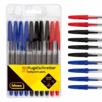 Idena Kugelschreiber Schreibfarbe rot blau und schwarz 15