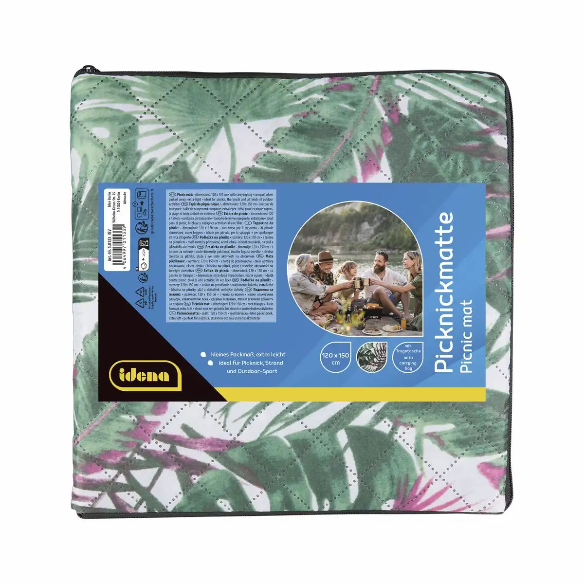 50133_00 Idena Picknick- und Strandmatte 120x150cm