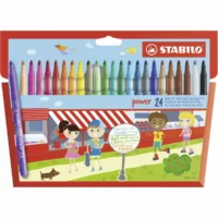 STABILO Filzstifte power Kartonetui - 24 Stück