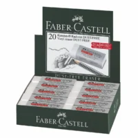 FABER-CASTELL Radierer Dust-Free weiß 20er Pack
