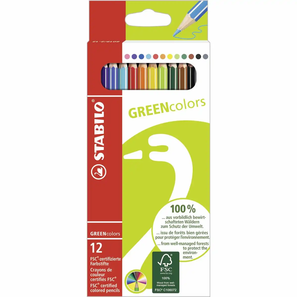 STABILO Buntstifte GREENcolors 17