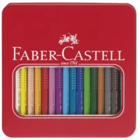 FABER-CASTELL Buntstifte Jumbo Grip - Metalletui, 16 Stück