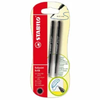 STABILO Kugelschreibermine Ballpoint schwarz Blister