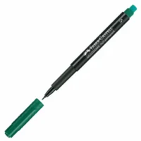 FABER-CASTELL Marker Multimark 1523 S permanent 10er Pack - grün