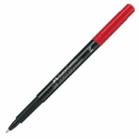 FABER-CASTELL Marker Multimark M permanent 10er Pack - rot