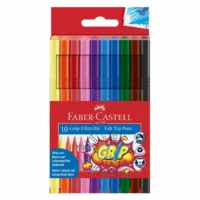 FABER-CASTELL Filzstifte Grip Kartonetui