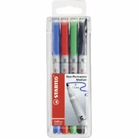 STABILO Folienstifte OHPen M 1mm non-permanent Kunststoffetui