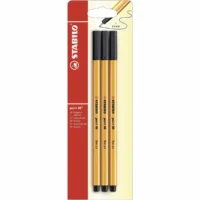 STABILO Filzstifte Pen 68 Premium Tischset Kunststoffbox - schwarz