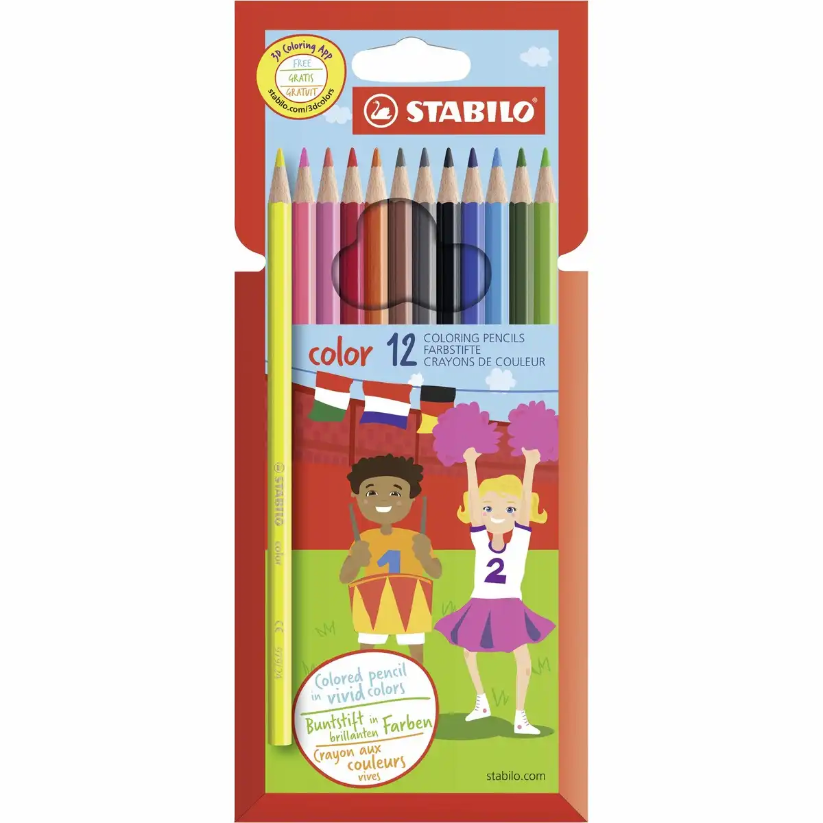STABILO Buntstifte color 17