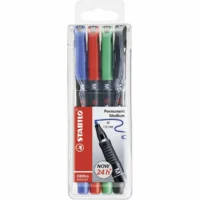 STABILO Folienstifte OHPen M 1mm permanent Kunststoffetui