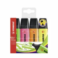 STABILO Textmarker BOSS ORIGINAL - 4 Stück Kunststoffetui