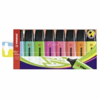 STABILO Textmarker BOSS ORIGINAL - 8 Stück Kunststoffetui