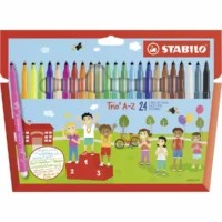 STABILO Filzstifte Trio A-Z Kartonetui - 24 Stück