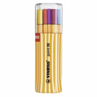 STABILO Fineliner point 88 Twin Box 20 Stück Kunststoffbox