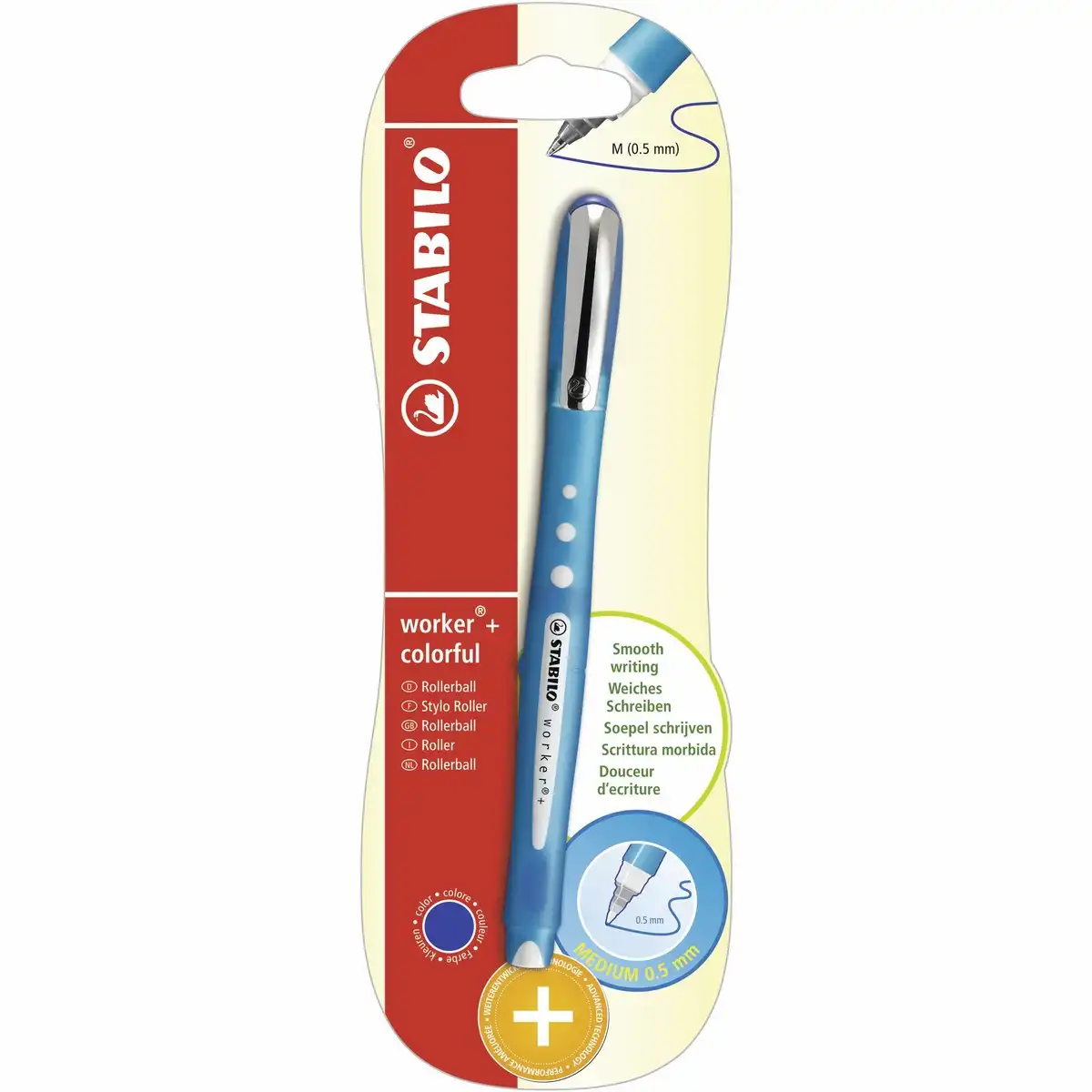 STABILO Tintenroller worker + colorful Blister