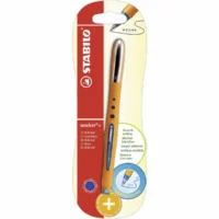 STABILO Tintenroller worker + medium blau Blister
