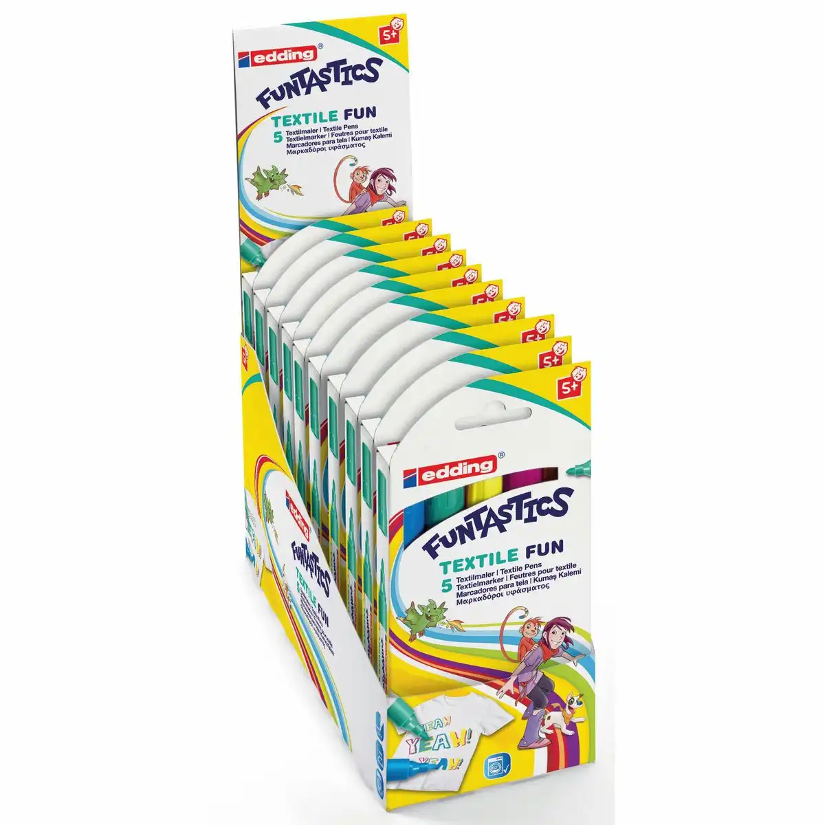 edding Textilstifte Funtastics Textile Fun 5 Stück-02