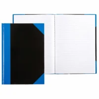 Idena Notizbuch Kladde liniert 96 Blatt 70g/m² - schwarz/blau, DIN A4