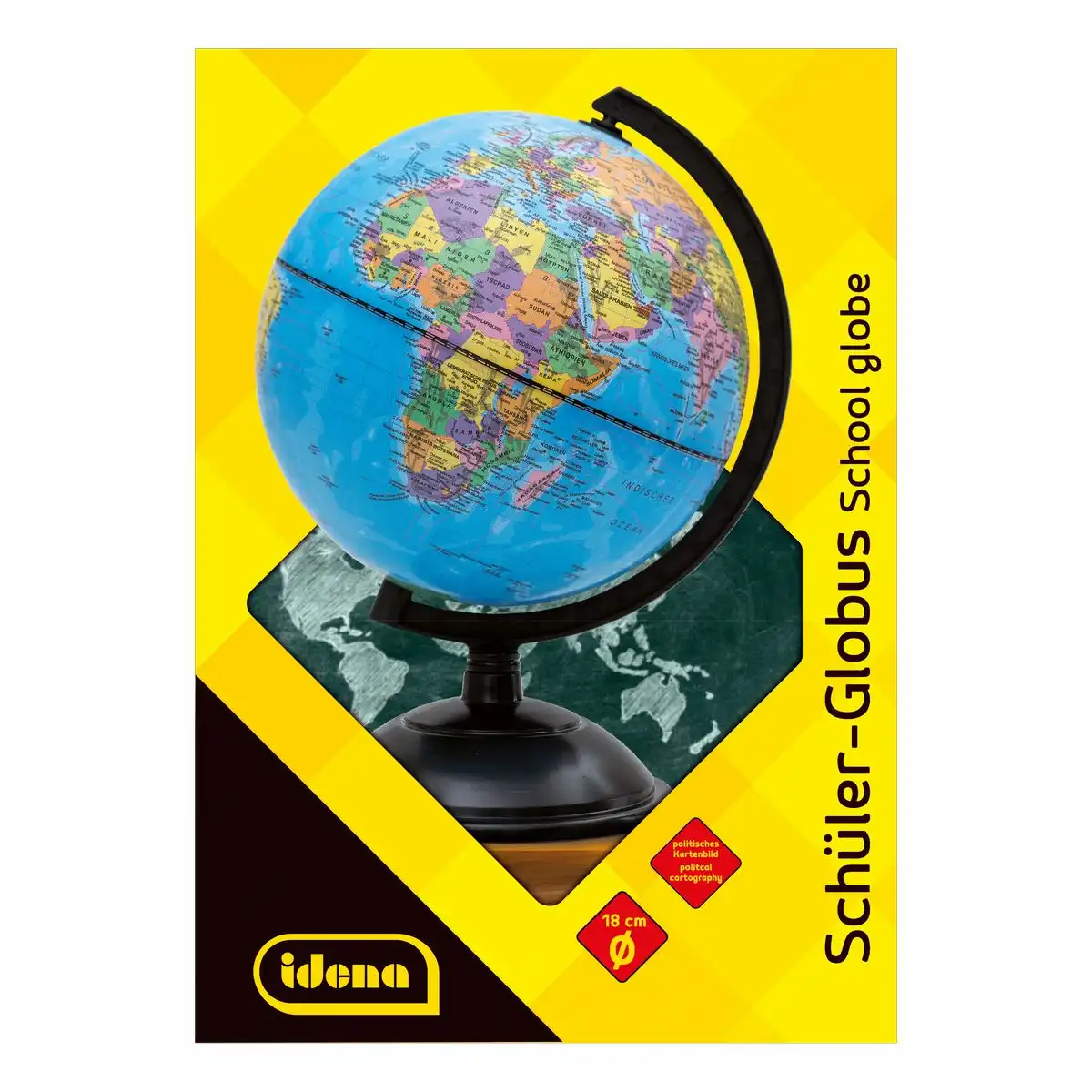 Idena Schülerglobus mit politischem Kartenbild, Ø 18 cm