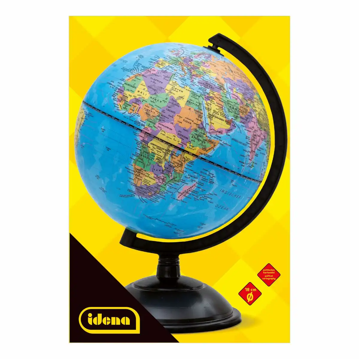 Idena Schülerglobus mit politischem Kartenbild, Ø 18 cm