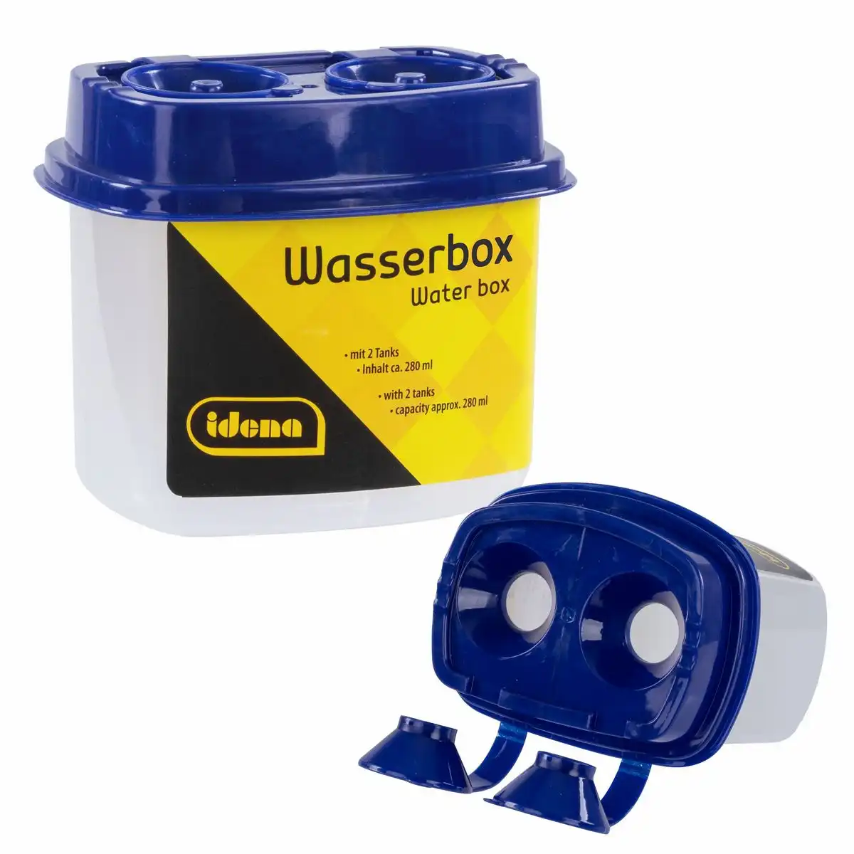 Idena Wasserbox Duo 2 Tanks mit Deckel