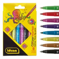 Idena Glitzermarker 8 Farben 8 Stück