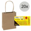 Idena Papiertüten braun 20 Stück