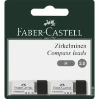 FABER-CASTELL Zirkelminen H 2mm 2x6 Stück