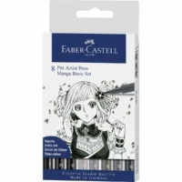 FABER-CASTELL Tuschestifte Pitt Artist Pen Manga Basic Set