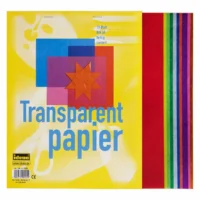 Idena Transparentpapier mehrfarbig 10 Blatt 25er Pack - DIN A5