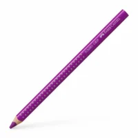 FABER-CASTELL Buntstift Jumbo Grip mit Namensfeld dreikant karmosin 12er Pack