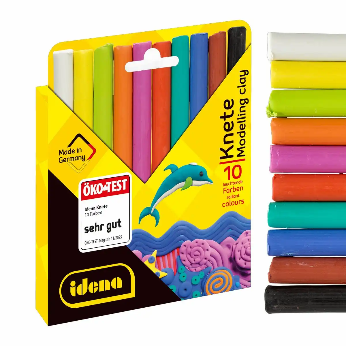Idena Knete 10 Farben