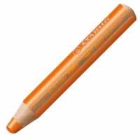 STABILO Buntstift woody 3in1 10cm 5er Pack - orange