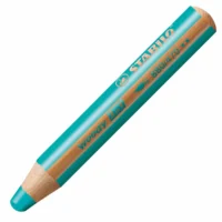 STABILO Buntstift woody 3in1 10cm 5er Pack - türkis