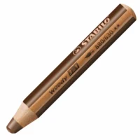 STABILO Buntstift woody 3in1 10cm 5er Pack - braun