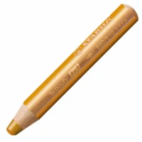 STABILO Buntstift woody 3in1 10cm 5er Pack - gold