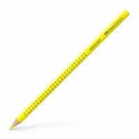 FABER-CASTELL Buntstift Colour Grip mit Namensfeld 12er Pack - kadmiumgelb hell