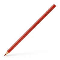 FABER-CASTELL Buntstift Colour Grip mit Namensfeld 12er Pack - scharlachrot