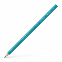 FABER-CASTELL Buntstift Colour Grip mit Namensfeld 12er Pack - kobaltgrün