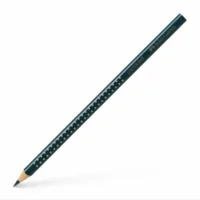FABER-CASTELL Buntstift Colour Grip mit Namensfeld 12er Pack - kobaltgrün tief