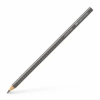 FABER-CASTELL Buntstift Colour Grip mit Namensfeld 12er Pack - warmgrau